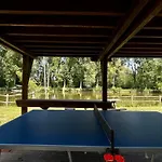 Avec Terrasse Sur Pilotis Vue Sur L'etang 샬레