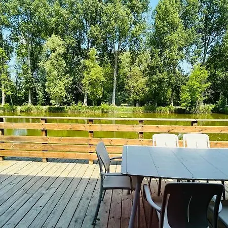 Avec Terrasse Sur Pilotis Vue Sur L'etang Chalet Rue (Somme)