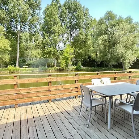 Avec Terrasse Sur Pilotis Vue Sur L'etang Chalet
